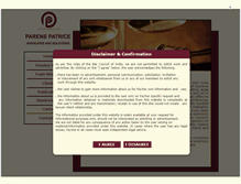 Tablet Screenshot of parenspatrice.com